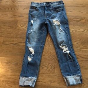 Kut high rise ankle jeans